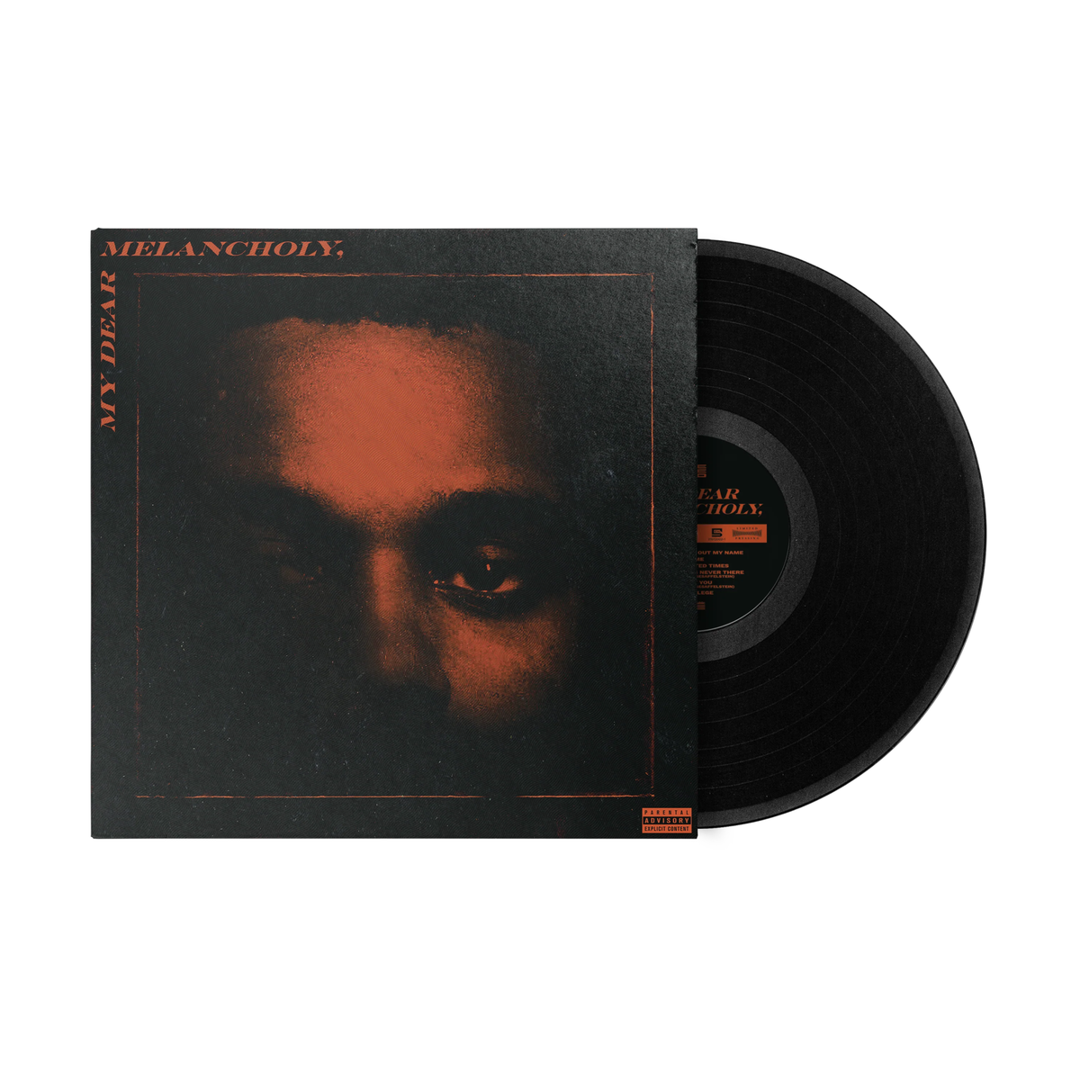 The Weeknd - My Dear Melancholy LP vinyl record cover