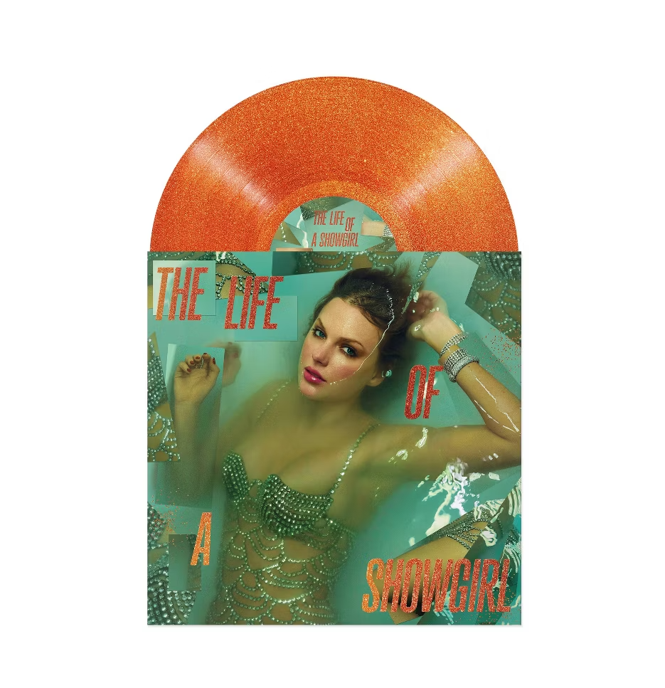 Taylor Swift - The Life of a Showgirl: Sweat And Vanilla Perfume vinyl record cover