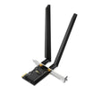 TP-Link Archer TXE72E AXE5400 Wi-Fi 6E PCIe Adapter — Front View