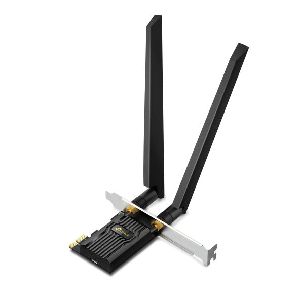 TP-Link Archer TXE72E AXE5400 Wi-Fi 6E PCIe Adapter — Front View