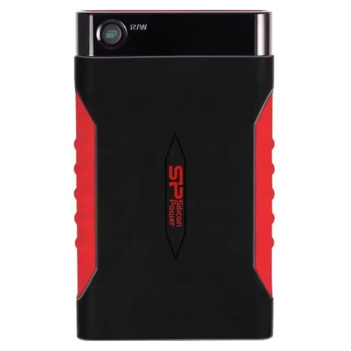 Silicon Power Power A15 External Hard Disk USB 3.2 Gen 1 2TB -Red