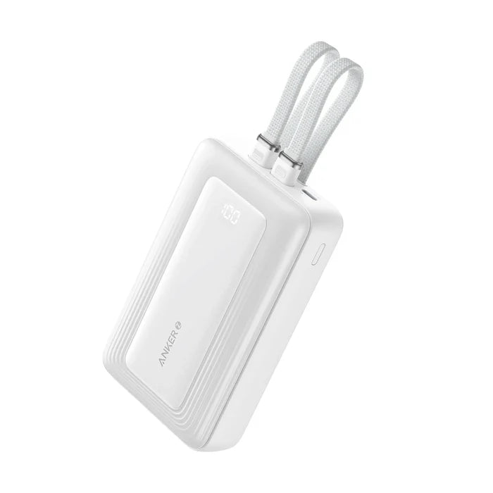 أنكر زولو 20000mAh - شاحن محمول سريع 30W بكابلات مدمجة