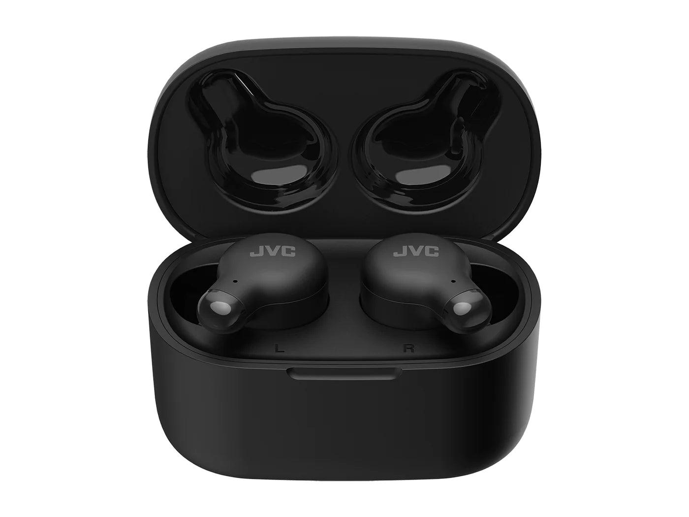 JVC TRUE WIRELESS MEMORY FOAM EARPHONES - BLACK