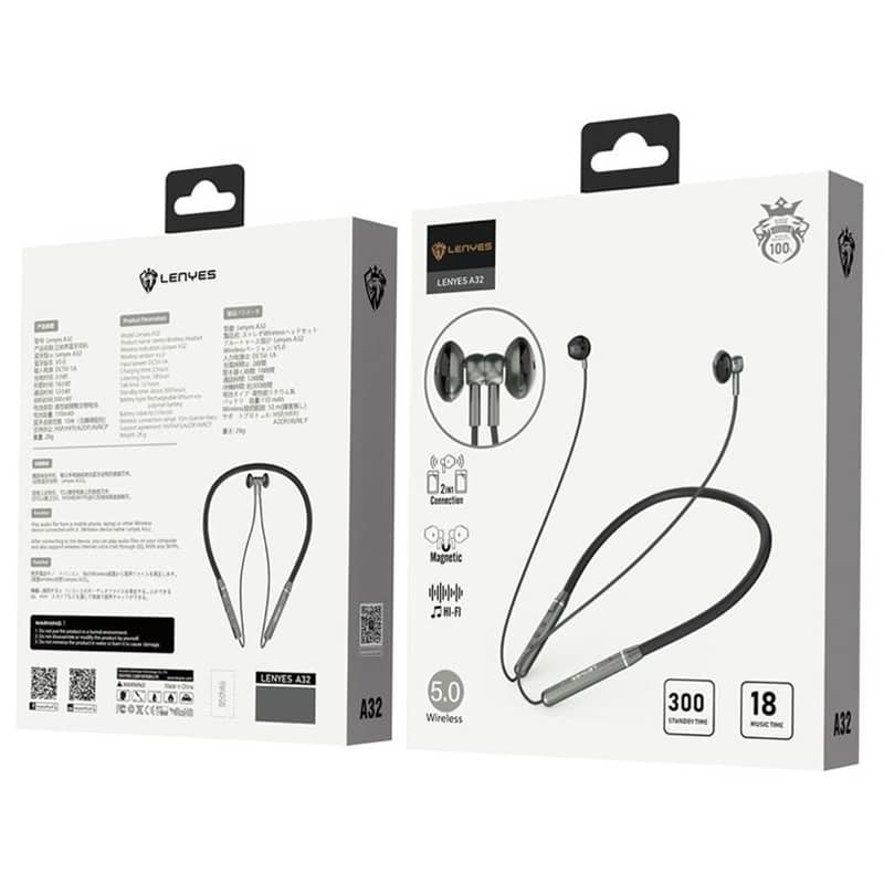 Lenyes Neck Headphone Wireless Headset