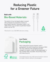 Anker 542 USB-C to Lightning Cable (Bio-Based 6ft) - White