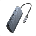 Anker USB-C Hub (7-in-1, Dual Display) Gray