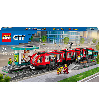 LEGO City Downtown Streetcar & Station 60423 – NEW