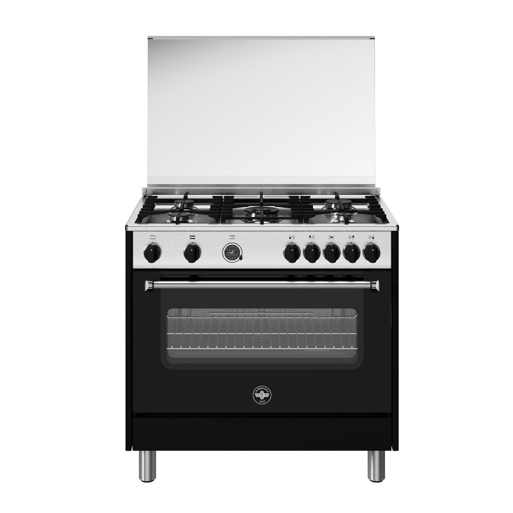 La Germania Gas Cooker, 90cm, 5 Copper Burners, Cast Iron – AMS95C81CN/25