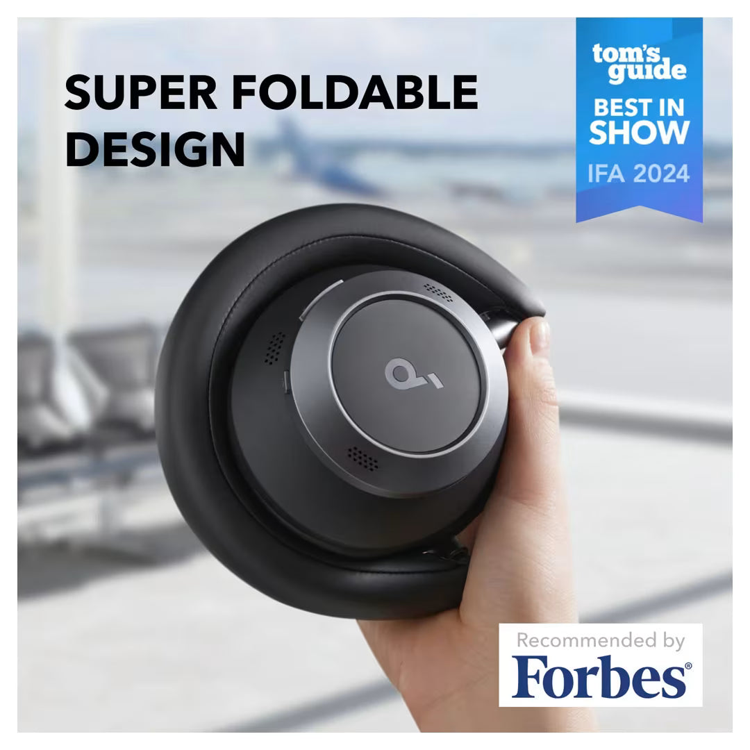 سماعات Soundcore Space One Pro لاسلكية مع إلغاء الضوضاء