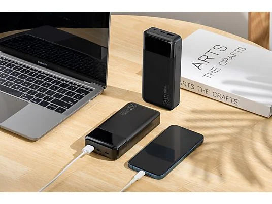 باور بانك CELLECT 20000mAh شحن سريع PD20W – أسود
