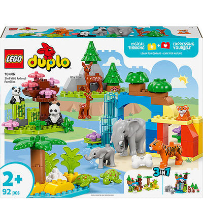 LEGO® DUPLO® 3in1 Wild Animal Families 10446 - 92 Pieces
