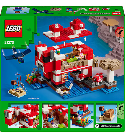 LEGO Minecraft The Mooshroom House 21270 – 500 pcs