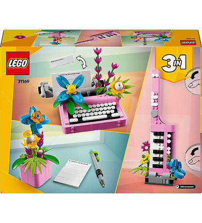 LEGO Creator Typewriter with Flowers 31169 – 3-in-1 – 363 pcs