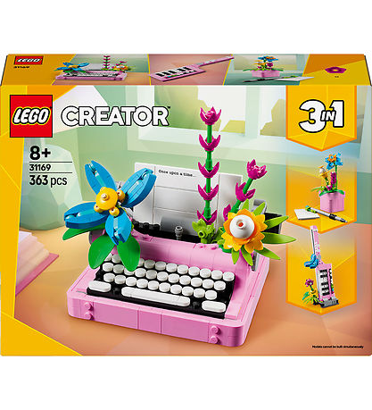 LEGO Creator Typewriter with Flowers 31169 – 3-in-1 – 363 pcs