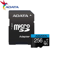 بطاقة ذاكرة ADATA MICROSDXC سعة 256 جيجابايت UHS-I CLASS10 بسعر 85 دولارًا أمريكيًا 