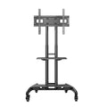 North Bayou AVA1500-60-1P Mobile TV Cart for 32–75" Screens – 45.5kg Capacity, Adjustable Height