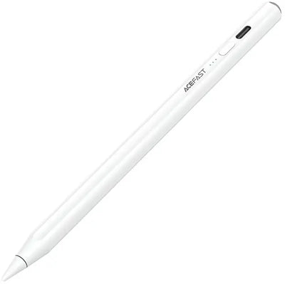 ACEFAST V2 Stylus Capacitive Pen for iPad – Active Recognition, Magnetic, USB-C Charging (White)