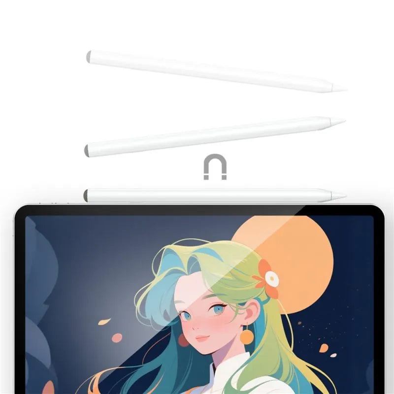 قلم ACEFAST V2 للآيباد مغناطيسي USB-C أبيض