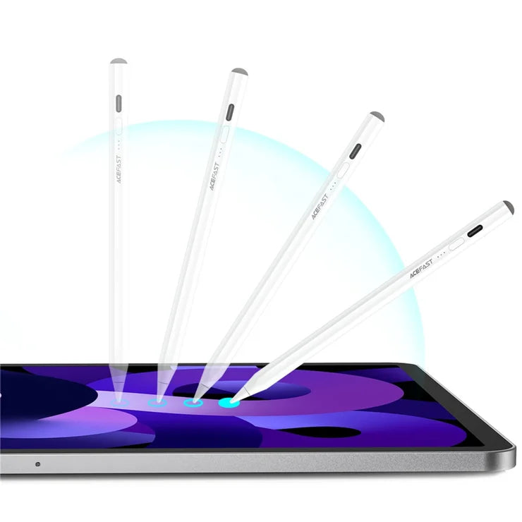 قلم ACEFAST V2 للآيباد مغناطيسي USB-C أبيض