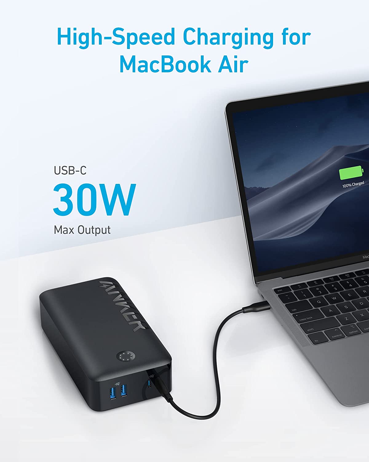 Anker 347 Power Bank (PowerCore 40K) 30W PD - Black