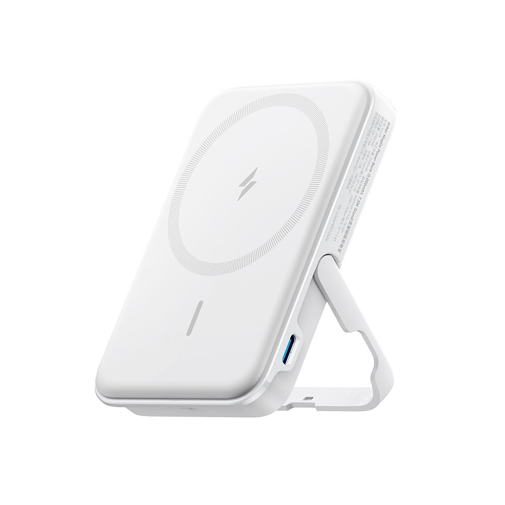 Anker 322 MagGo PowerCore 5K Magnetic Portable Charger - White