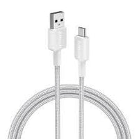 Anker 322 USB-A to USB-C Cable 3ft White - Bundle