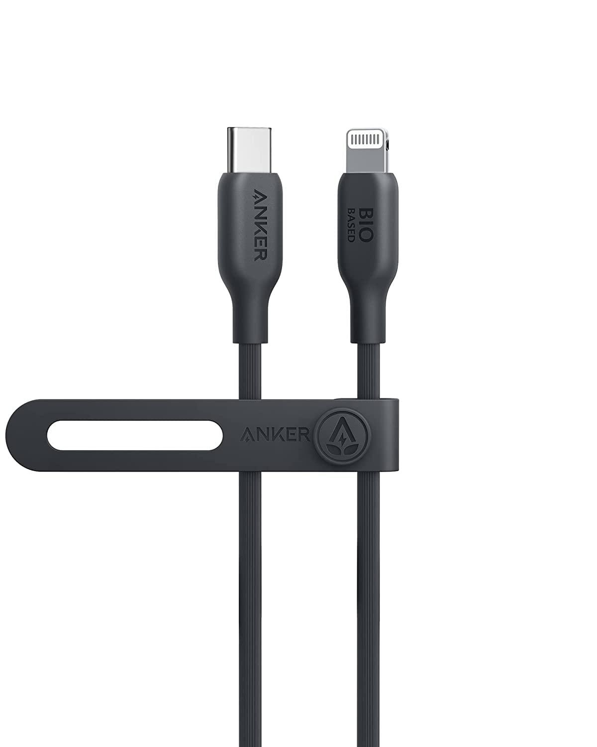 Anker 542 USB C to Lightning Cable 6ft - Black