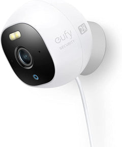 Anker Eufy Outdoor Cam Pro 2K Surveillance Camera with Spotlight - White