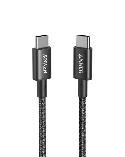 Anker USB-C Cable 60W 3.3ft Black - Bundle