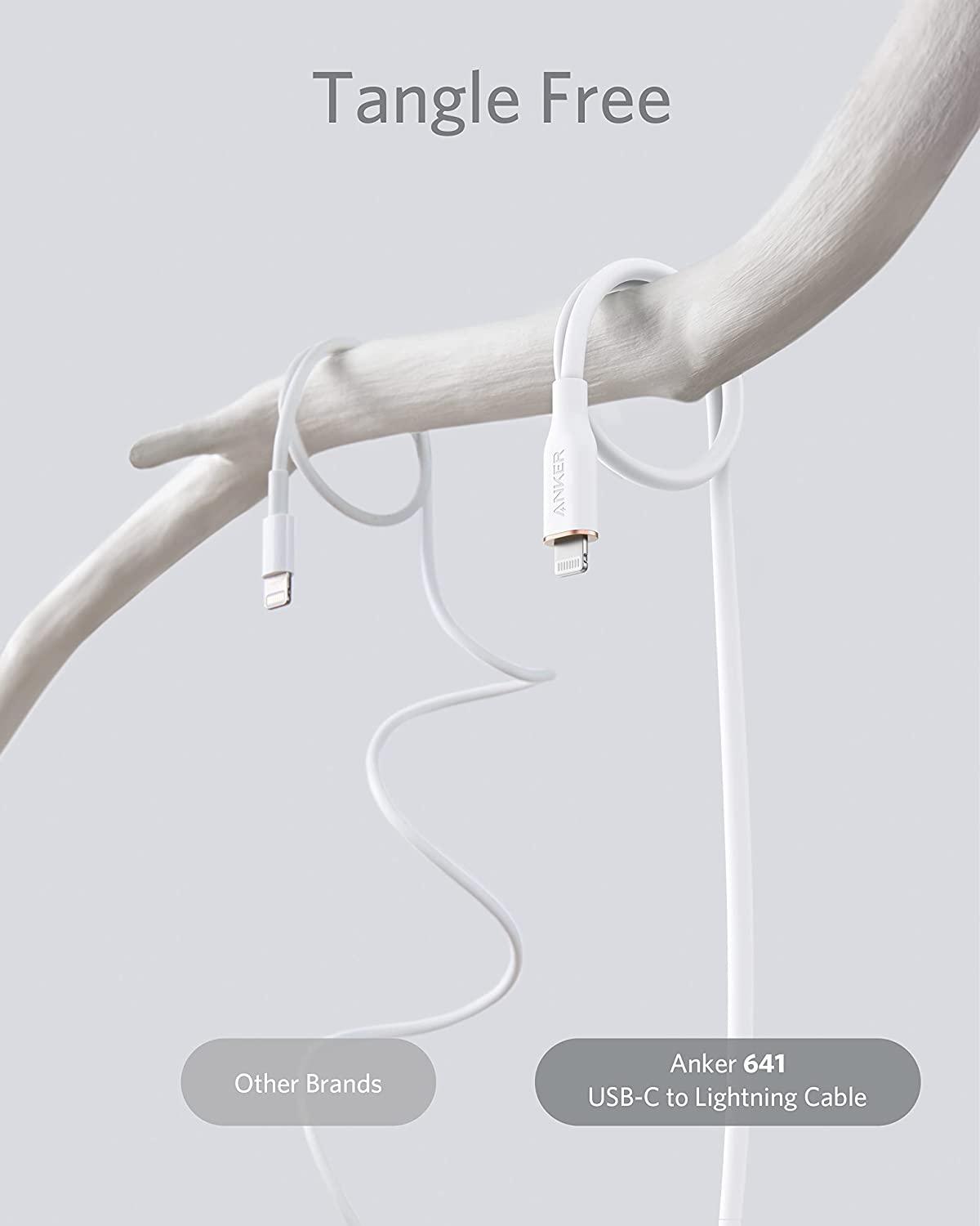 Anker PowerLine III Flow USB C to Lightning Cable 6ft 