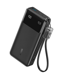 Anker Powercore 20000mAh 30W Power Bank with USB C Cable - Black 