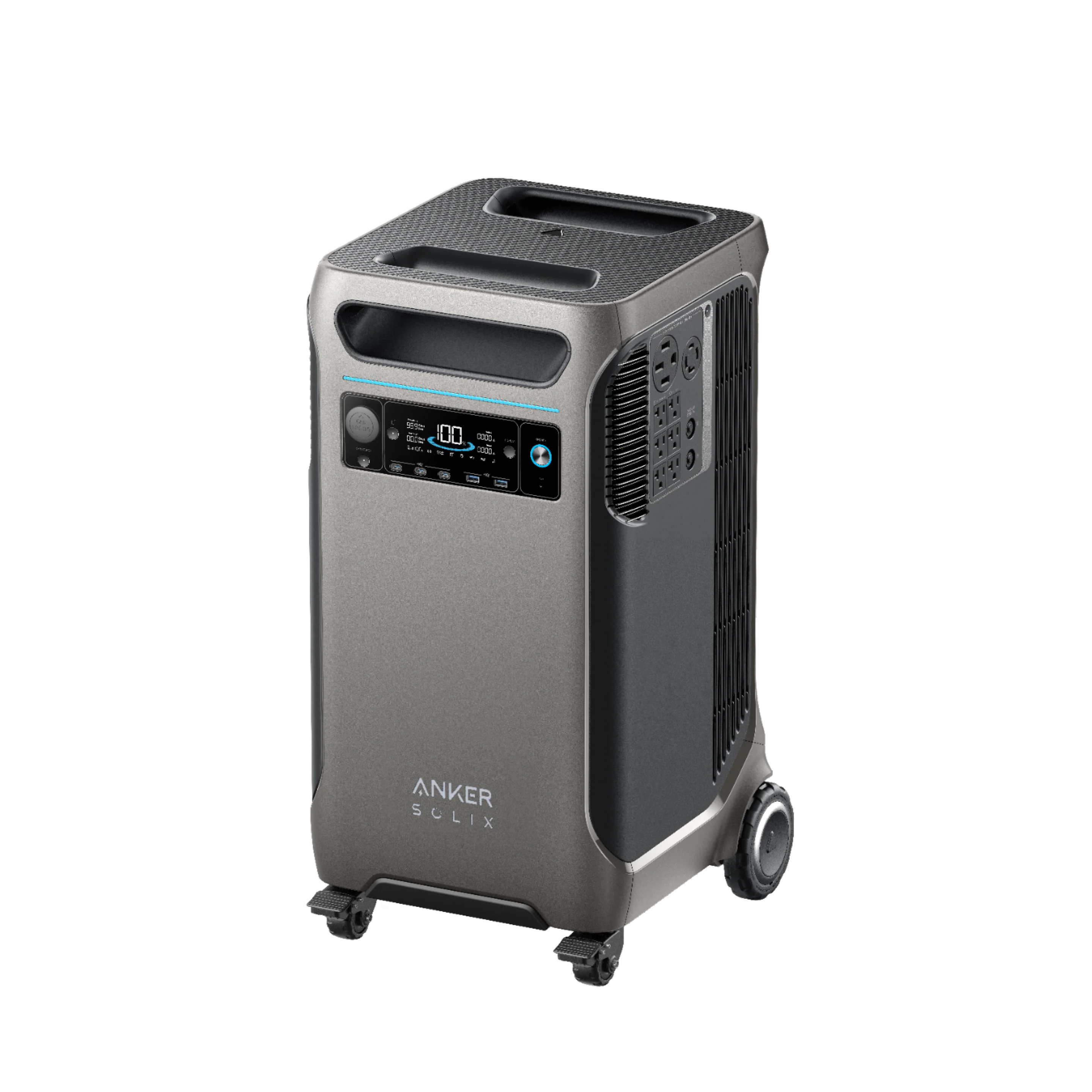 Anker SOLIX F3800 3840Wh Portable Power Station 6000W - Black