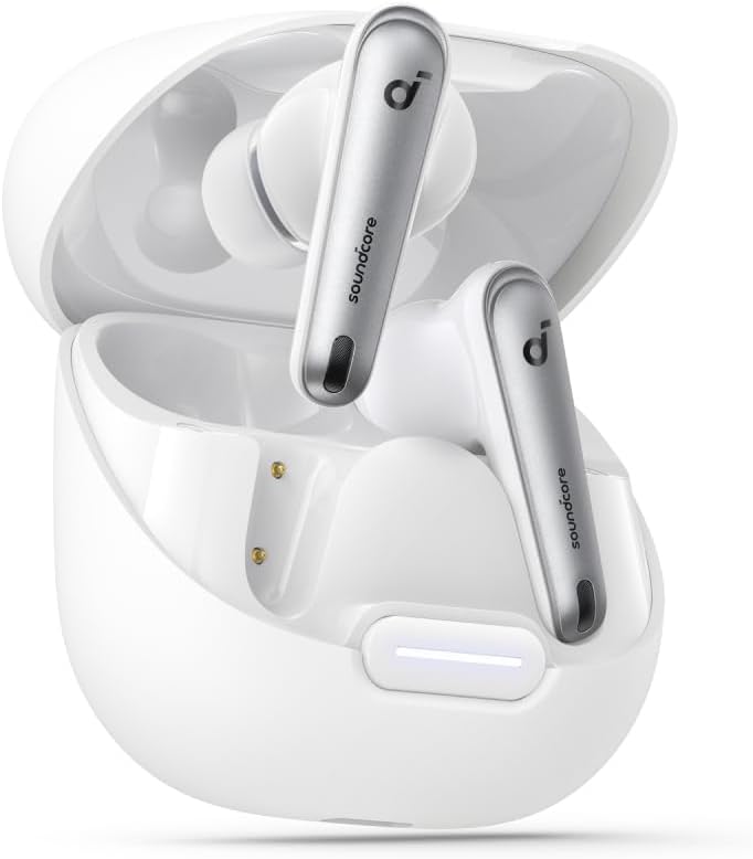 Anker Soundcore Liberty 4 NC Wireless Earbuds 50H Battery Life - White