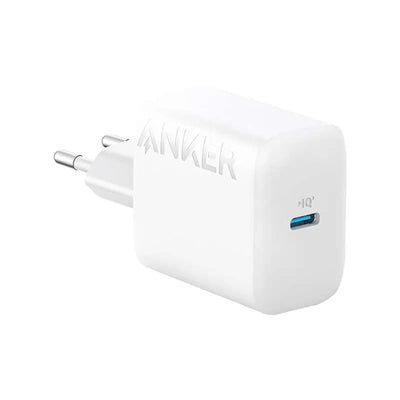 Anker Wall Charger PowerPort 20W Fast & Compact Charging - White
