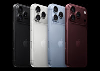 Apple iPhone 18 Pro in black, silver, glacier, and burgundy