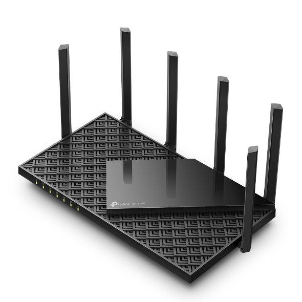 TP-Link AXE5400 Tri-Band Gigabit Wi-Fi 6E Router - Black