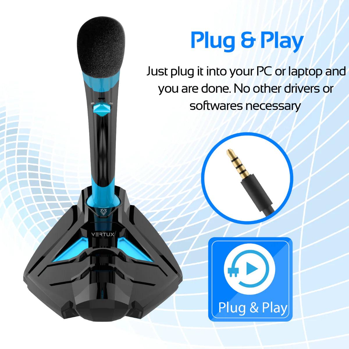 vertux streamer 4 desktop gaming mic