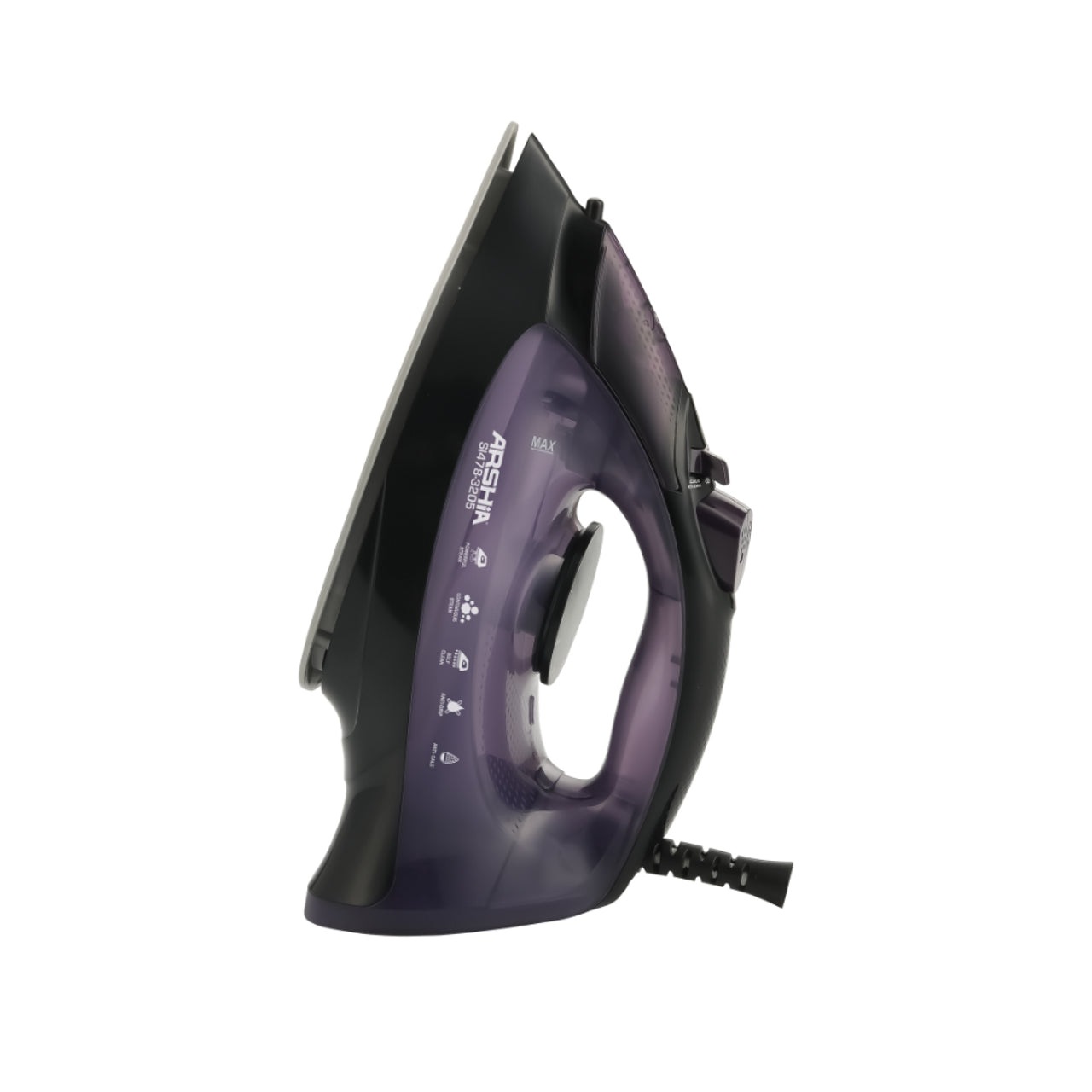 Arshia Steam Iron - Dark Purple