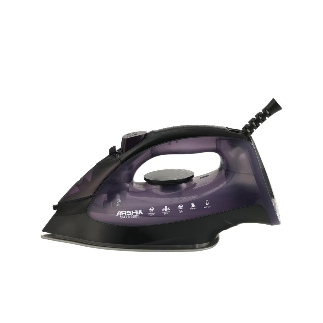 Arshia Steam Iron - Dark Purple