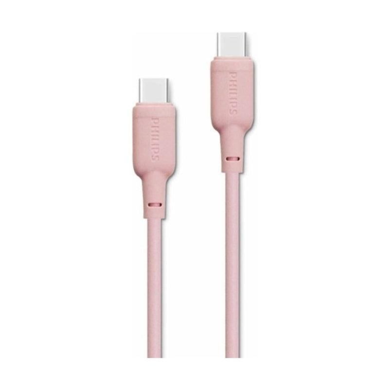 كابل Philips Type-C إلى Type-C 60W 1.2 متر – شحن سريع