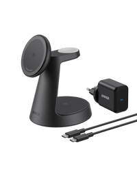 Anker MagGo Wireless Charging Station (3-in-1, Dock Stand) White
