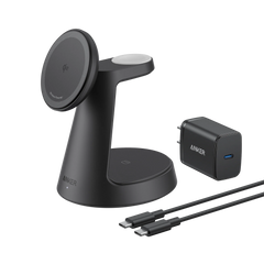 Anker MagGo 3-in-1 Wireless Charging Station – 15W Dock