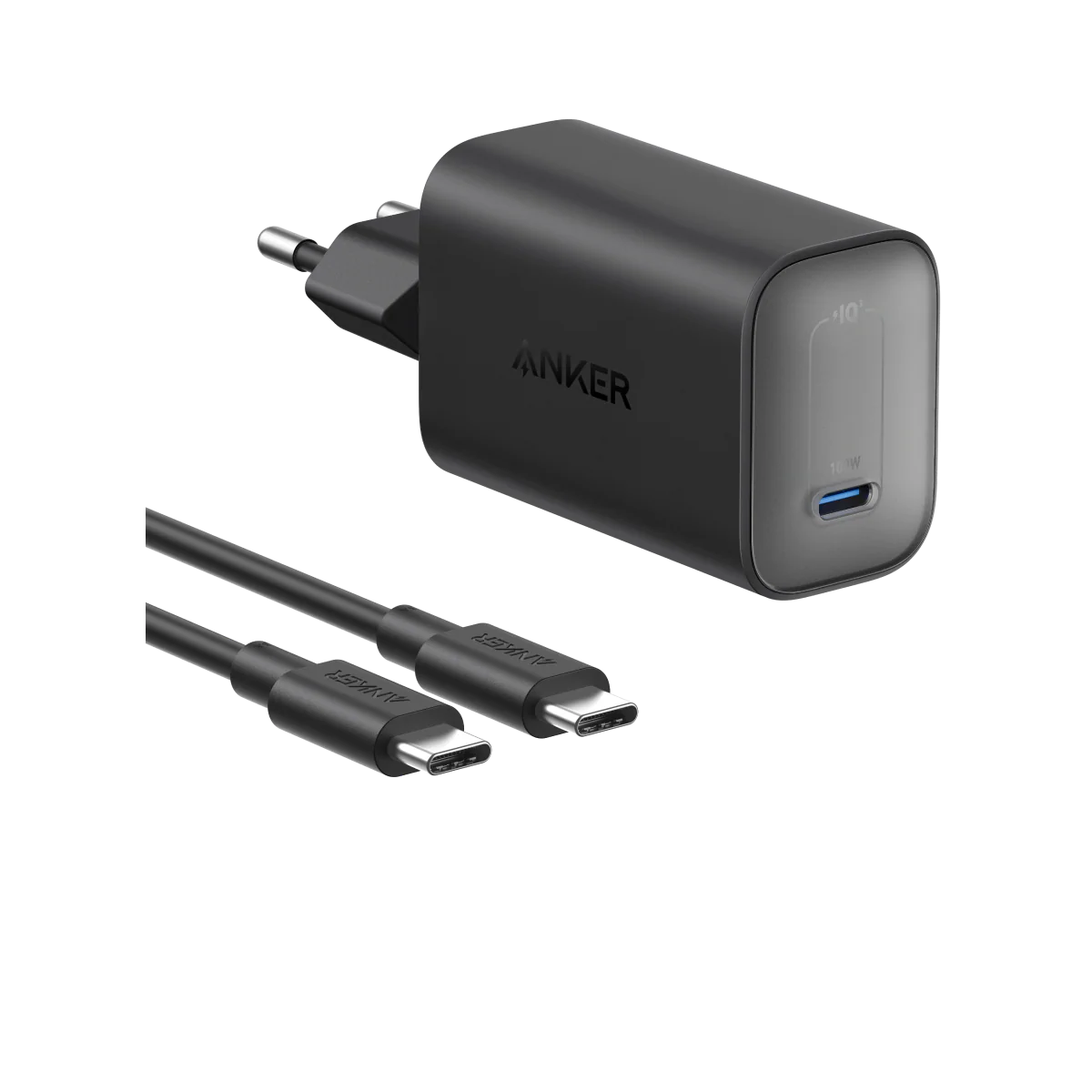 Anker Nano Charger (100W) with USB-C Cable – Ultra-Compact | MacBook Fast Charging