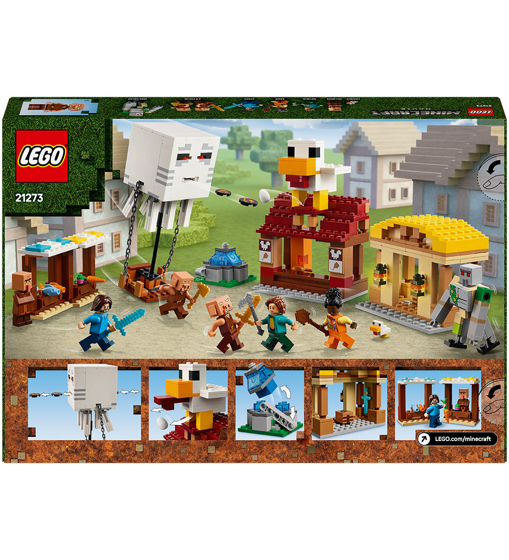 LEGO Minecraft Village Attack 21273 – 555 pcs