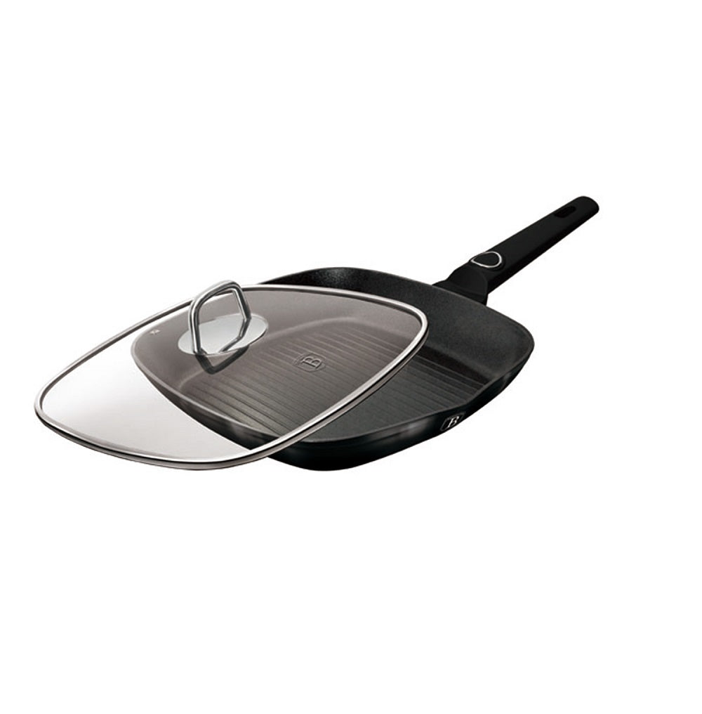 مقلاة شواء 28 سم مع غطاء Berlinger Haus BH/8221