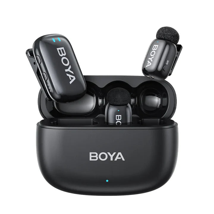 BOYA Mini 14 Type-C Dual Wireless Microphone | 30H Battery | AI Noise Cancellation | Charging Case