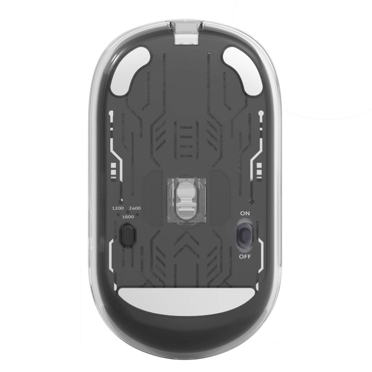 Meetion Dual Mode 2.4G Bluetooth & Wireless Mouse - Black