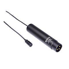 مايك BOYA BY-M40D لافالير احترافي مزدوج بتوصيل XLR
