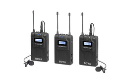BOYA BY-WM8 Pro-K2 ميكروفون لاسلكي مزدوج مع جهازي إرسال