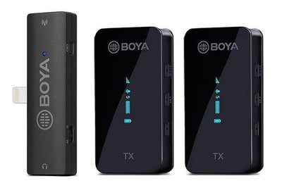 BOYA BY-XM6-S4 Dual Wireless Microphone System – 3.5mm Receiver